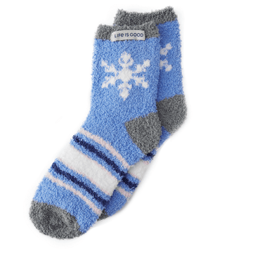 Life Is Good Snowflake Snuggle Socks - Kitty Hawk Kites Online Store