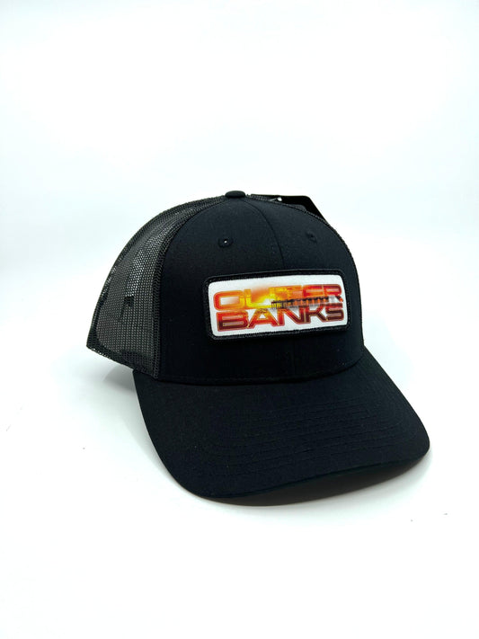 OBX Pier Black Hat - Kitty Hawk Kites Online Store