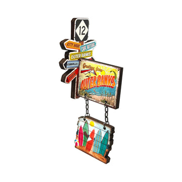 Outer Banks Highway 12 Surfboards 3D Magnet - Kitty Hawk Kites Online Store