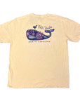 Outer Banks NC Floral Whale Short Sleeve Shirt