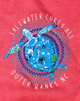 Outer Banks Sea Turtle Saltwater Cures All Short Sleeve T-Shirt