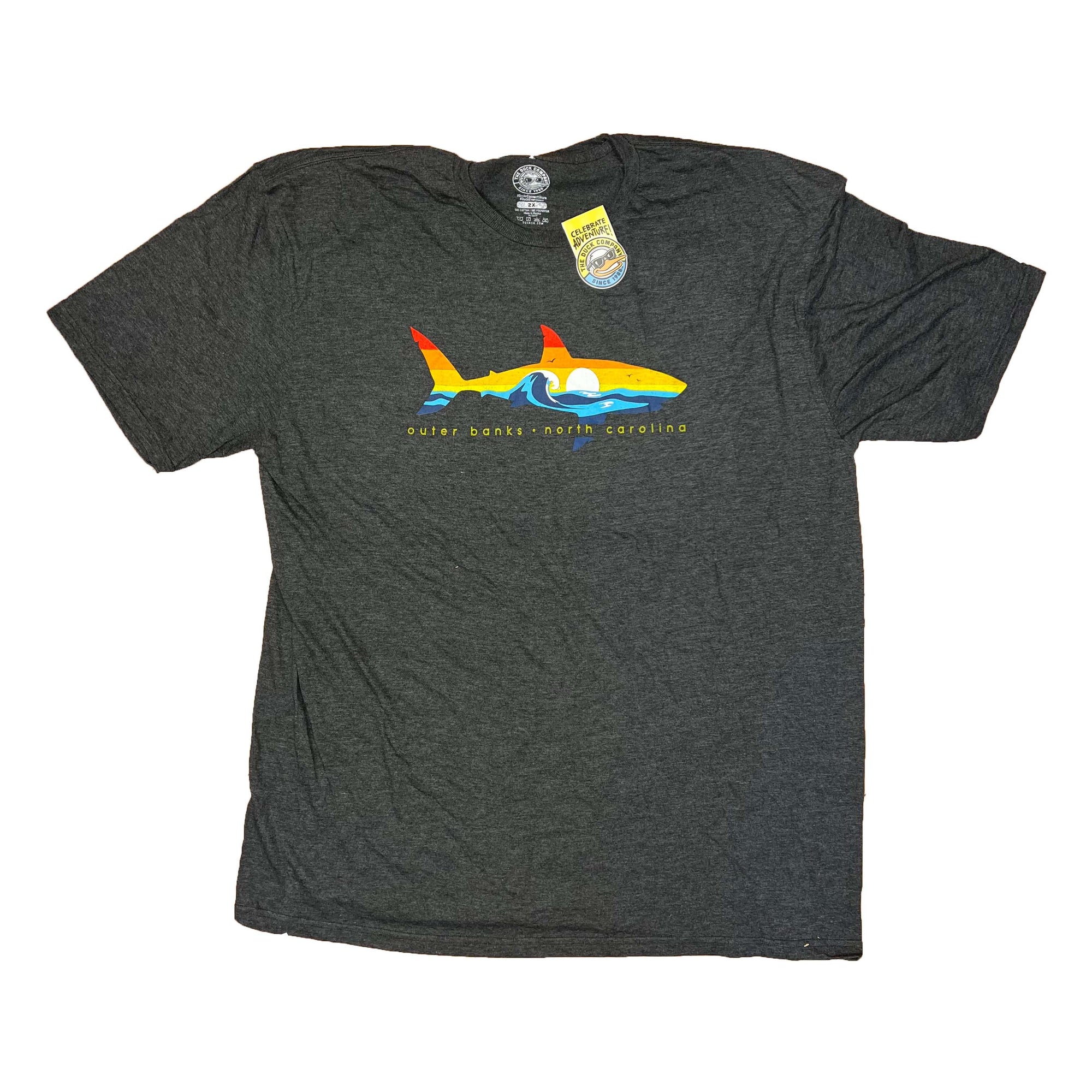 Outer Banks Sunset Shark Short Sleeve Tee