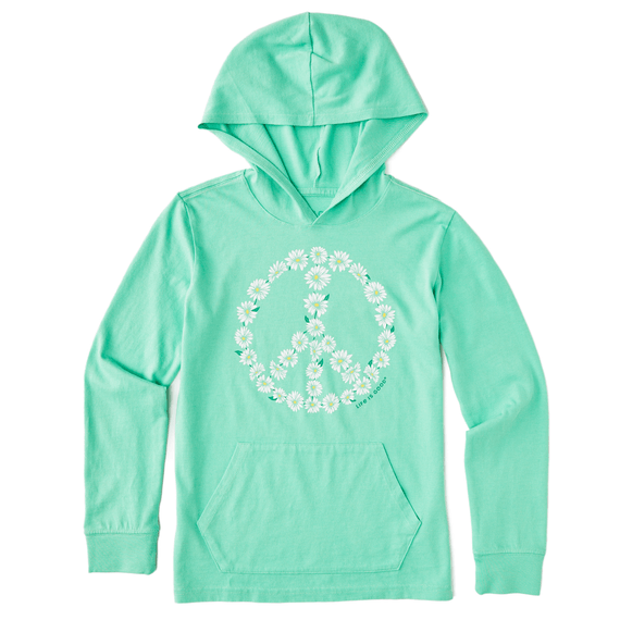 Life Is Good Kids Hooded Crusher - Daisy Peace - Kitty Hawk Kites Online Store