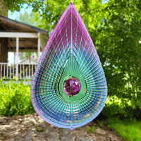 Crystal Purple Teardrop Spinner with Tail - Kitty Hawk Kites Online Store