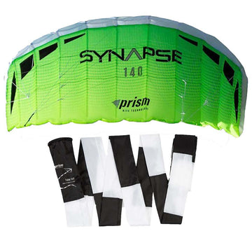Synapse 140 Stunt Foil + Black & White Tail Bundle - Kitty Hawk Kites Online Store