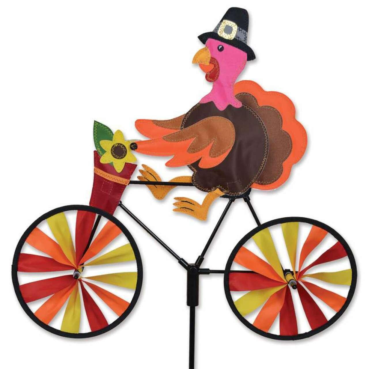 Turkey On A Bike Wind Spinner - Kitty Hawk Kites Online Store