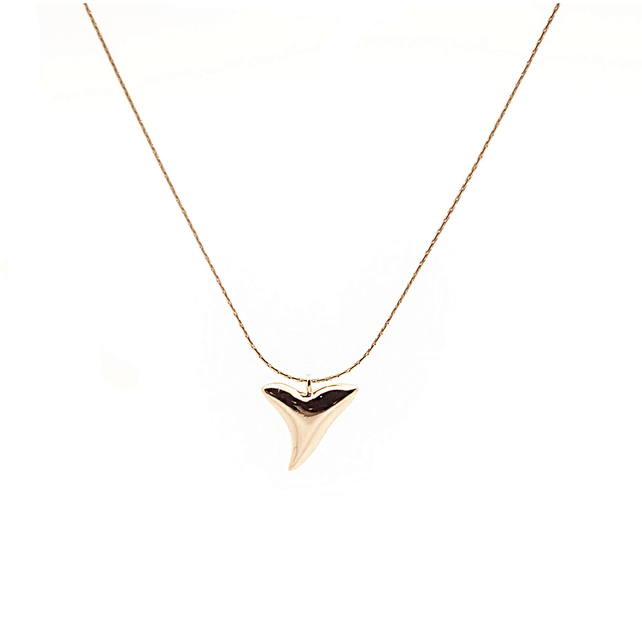 Salty Cali Shark Tooth 18k Gold Necklace - Kitty Hawk Kites Online Store