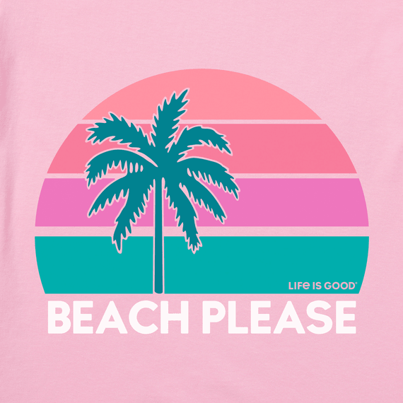 Life Is Good Women's Sun Tree Beach Please Long Sleeve Crusher Tee - Kitty Hawk Kites Online Store