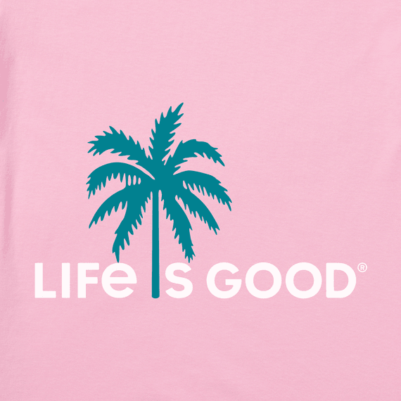 Life Is Good Women's Sun Tree Beach Please Long Sleeve Crusher Tee - Kitty Hawk Kites Online Store