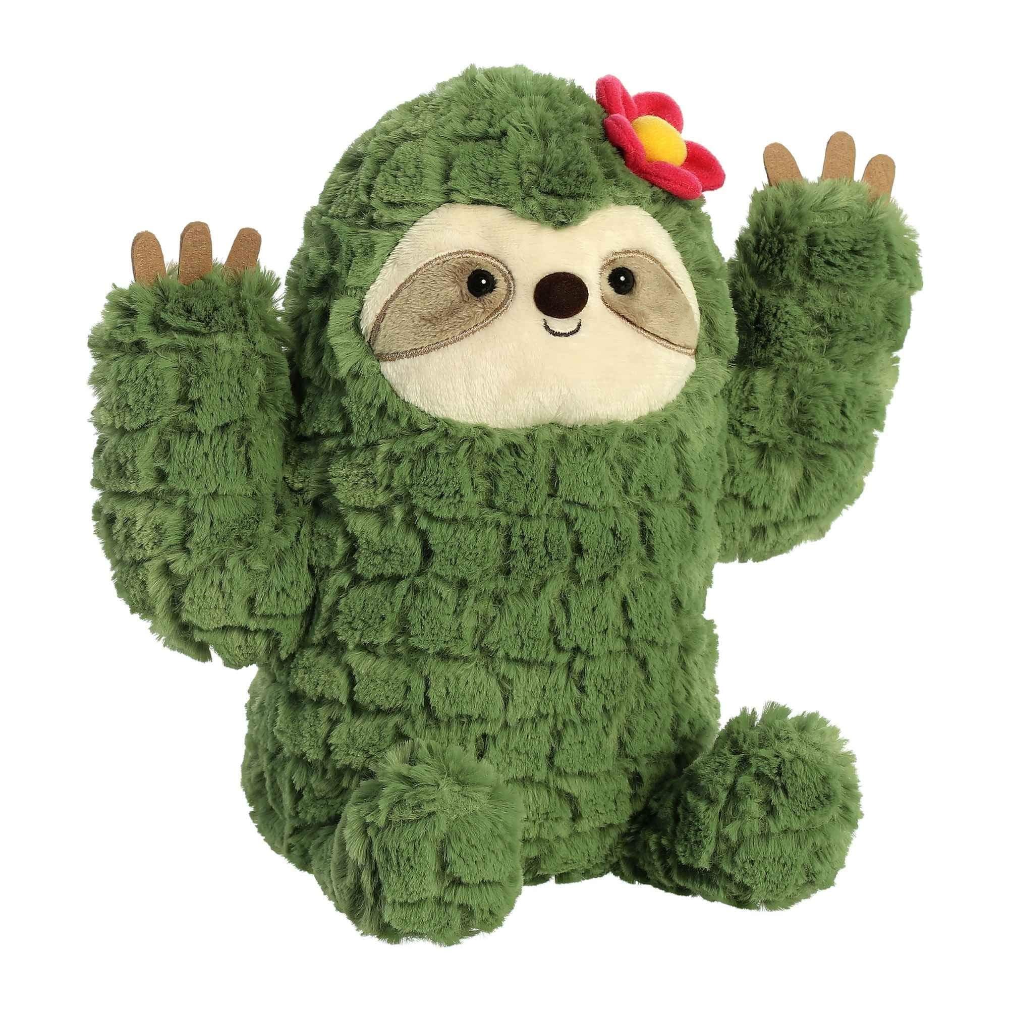 Green Cactus Sloth Plush - Kitty Hawk Kites Online Store