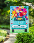 Mint Flower Truck Garden Flag - Kitty Hawk Kites Online Store