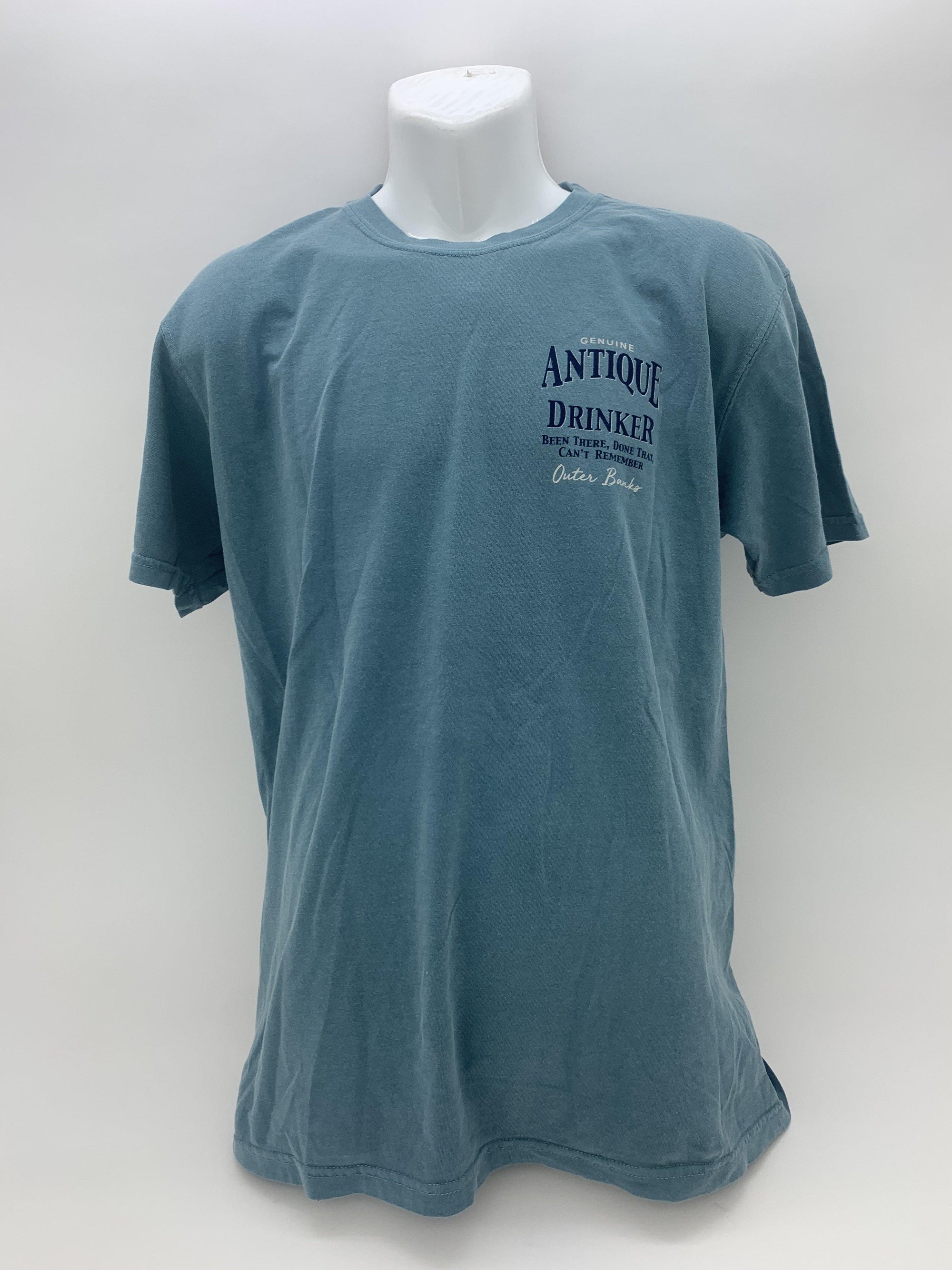 OBX Antique Drinker Beer Short Sleeve Tee - Kitty Hawk Kites Online Store