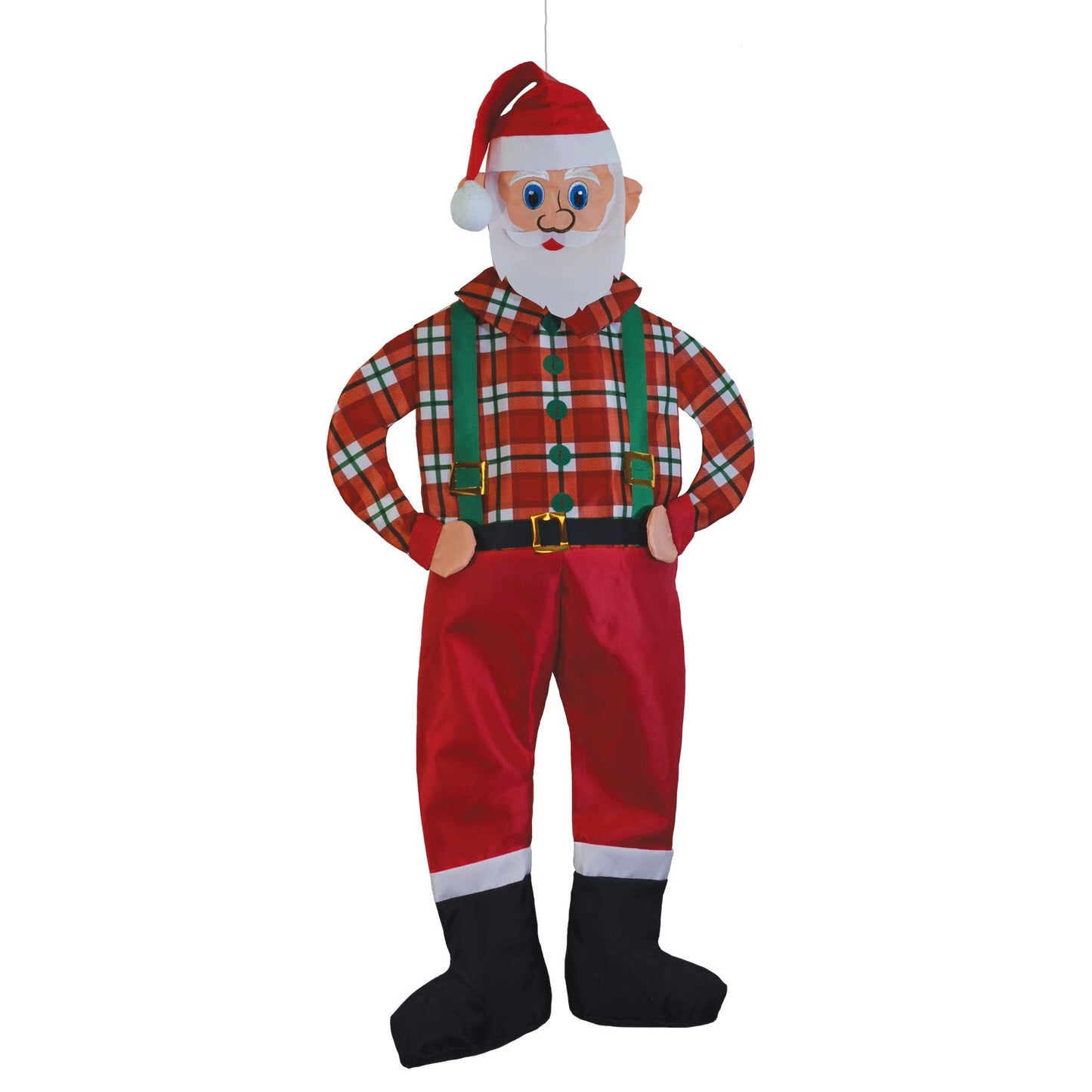 In the Breeze - Hypster Santa 3D Windsock
