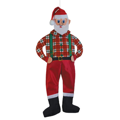 In the Breeze - Hypster Santa 3D Windsock