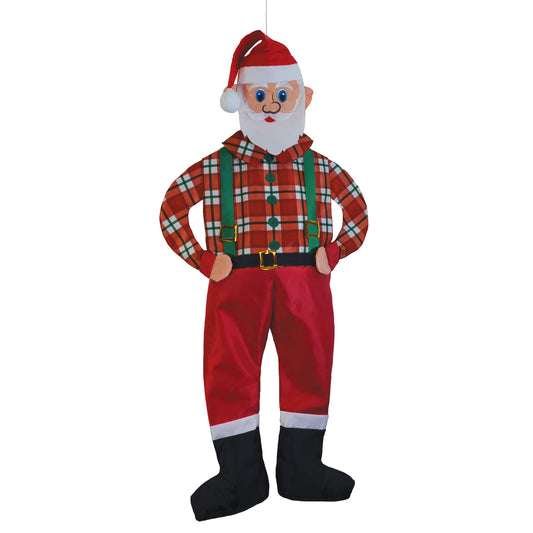 In the Breeze - Hypster Santa 3D Windsock