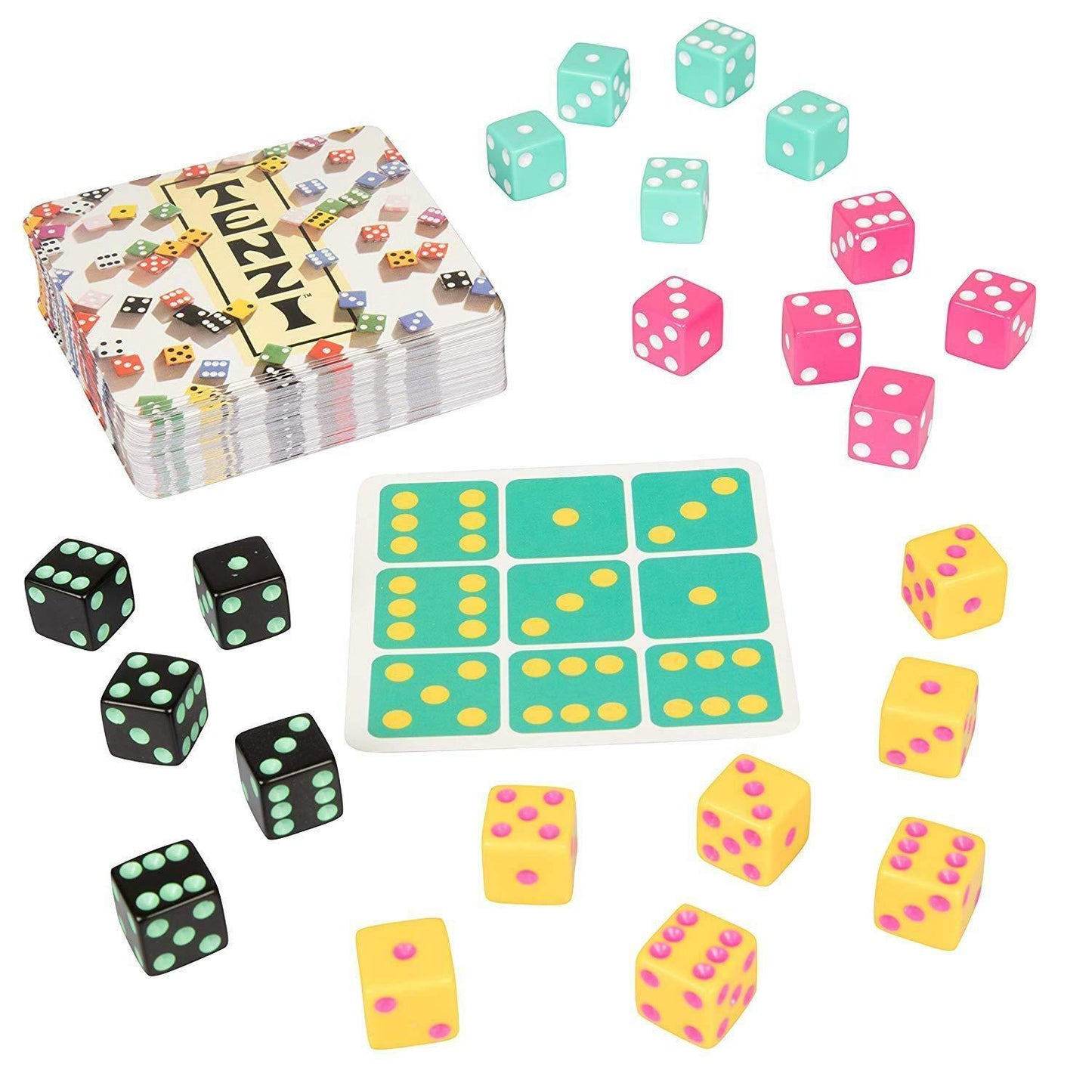 TENZI 77 Ways to Play The Add-on Card Set for The Dice Party Game - Ages 7 to 97 - Kitty Hawk Kites Online Store