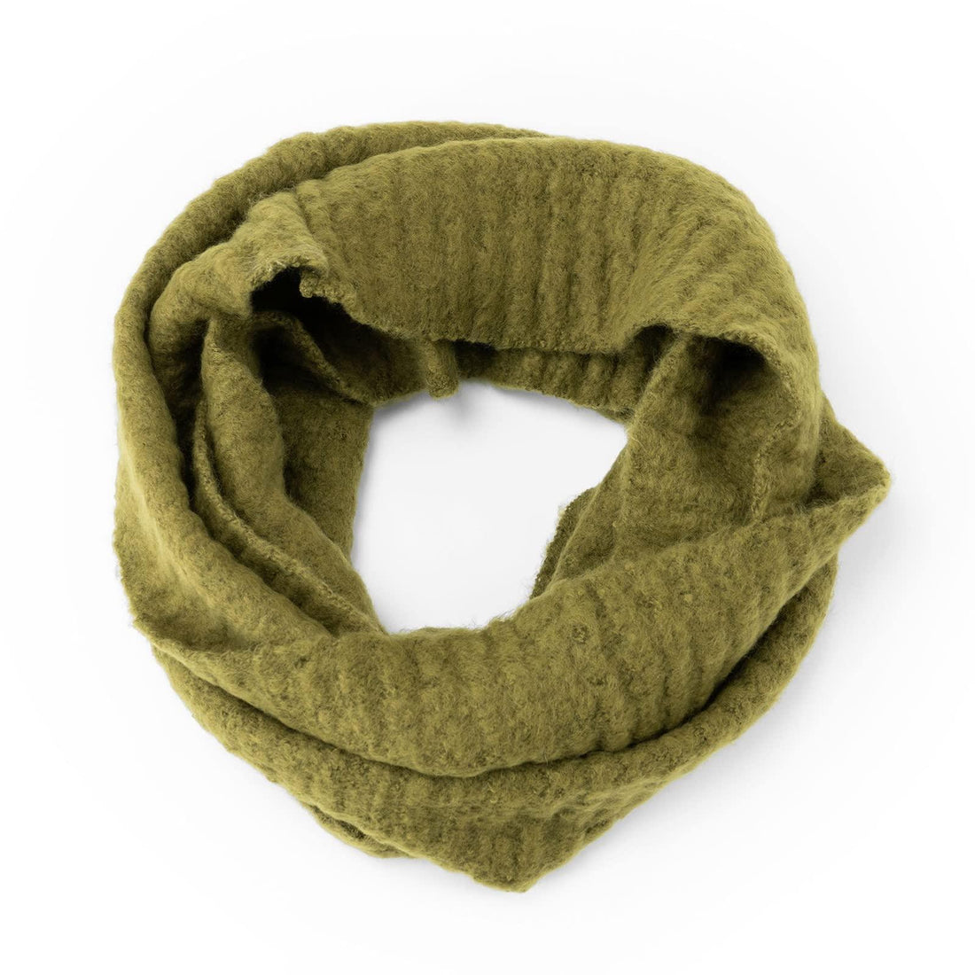 Ecofriendly Recycled Bottle Infinity Scarf - Olive Green - Kitty Hawk Kites Online Store