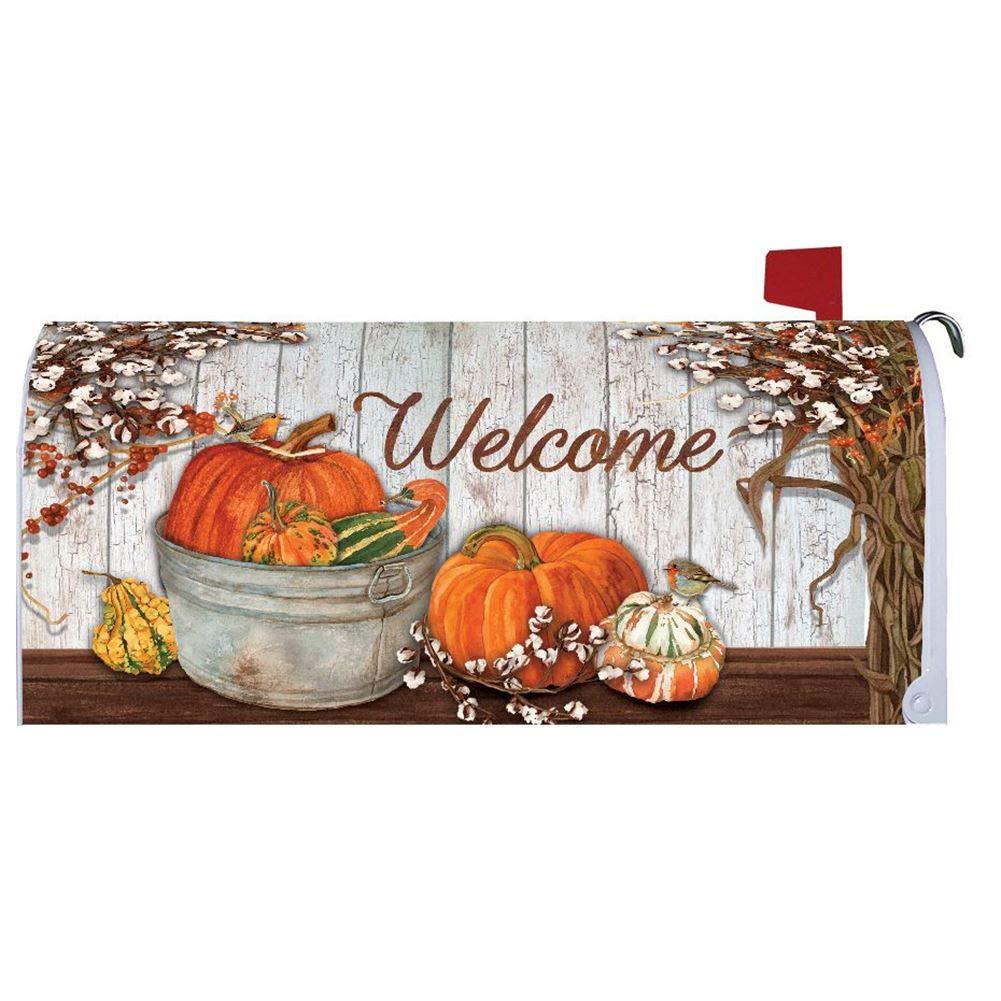 Pumpkins &amp; Cotton Welcome Mailbox Makeover - Kitty Hawk Kites Online Store