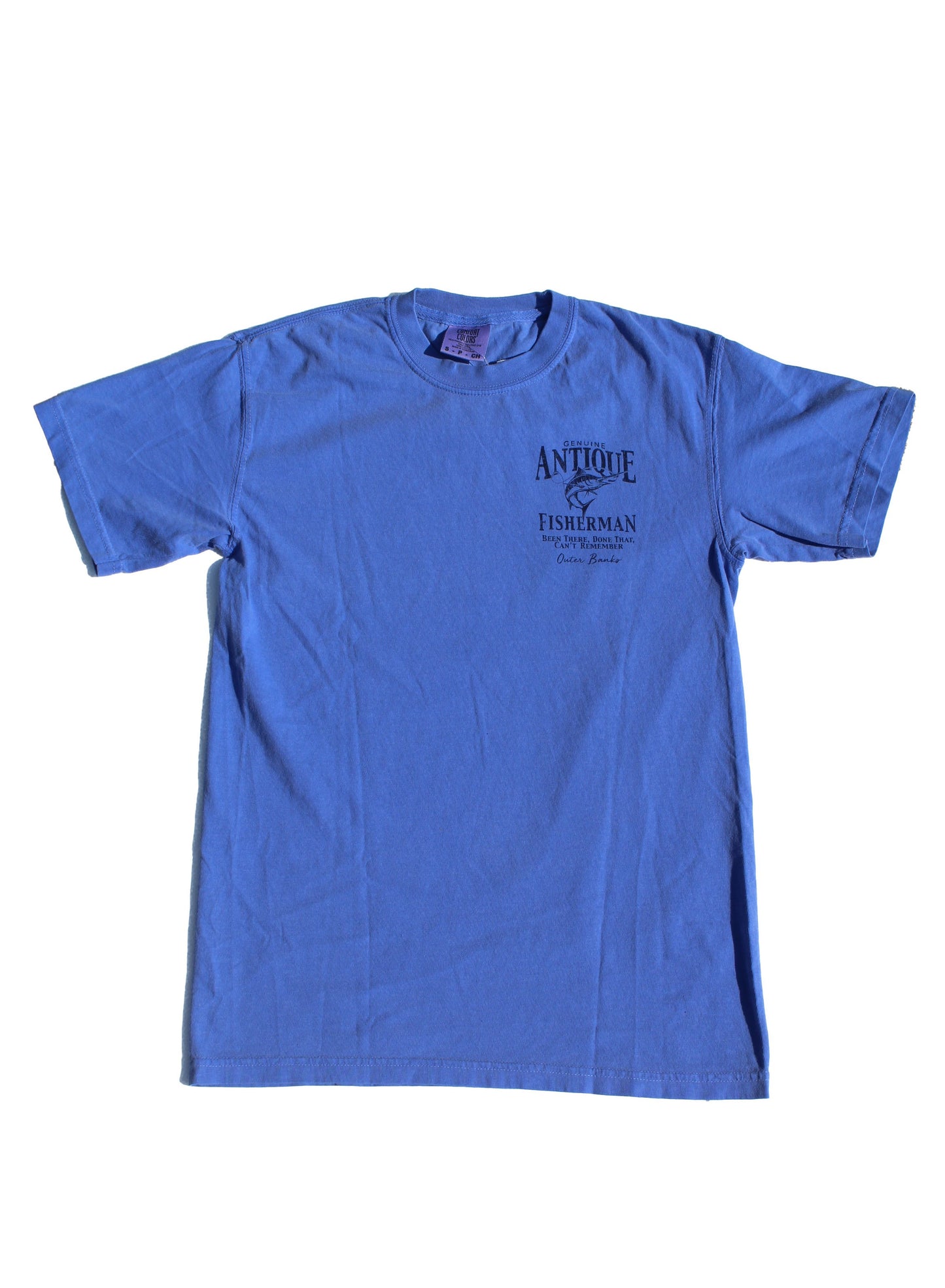 OBX ANTIQUE FISHERMAN MARLIN S FLO BLUE