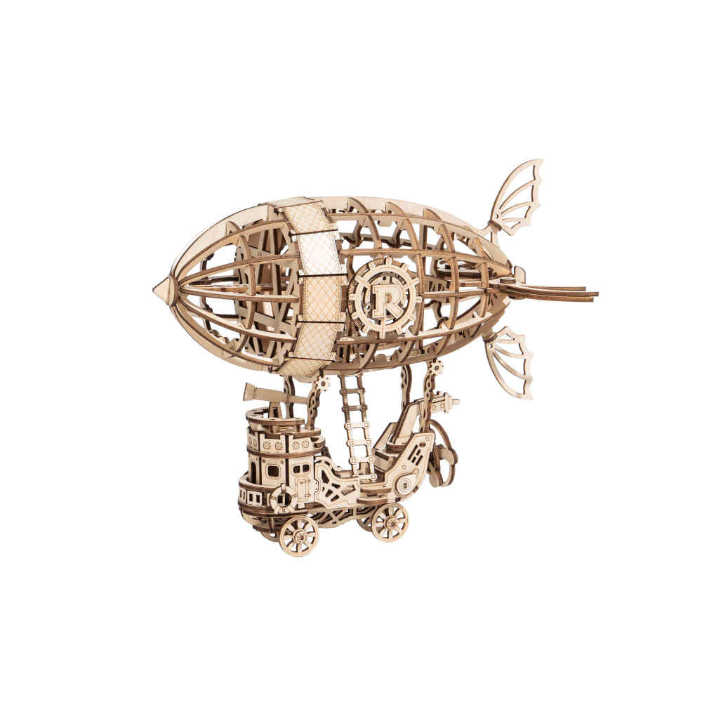 Laser Cut Model Kit - Wooden Airship - Kitty Hawk Kites Online Store