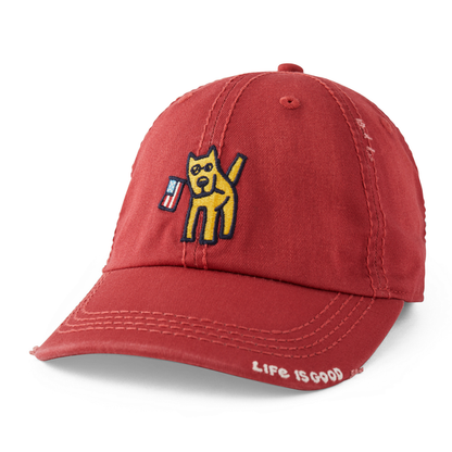 Life is Good Sun wash Chill Patriotic Rocket Hat