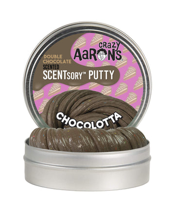 Crazy Aaron's SCENTSory Thinking Putty - Chocolatta 2.75" Tin - Double Chocolate Scented