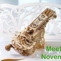 UGears 3D Mechanical Hurdy-Gurdy Musical Instrument Kit - Kitty Hawk Kites Online Store