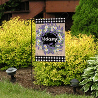 Lavender and Daisies Welcome Garden Flag - Kitty Hawk Kites Online Store