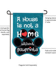 Paw Prints Burlap Garden Flag - Kitty Hawk Kites Online Store