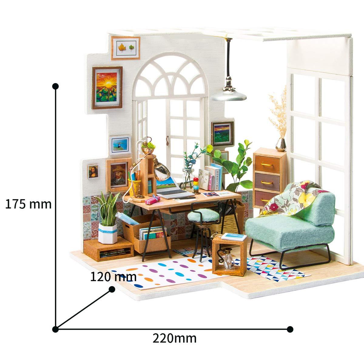 Home Office 3D Wooden Dollhouse - Kitty Hawk Kites Online Store