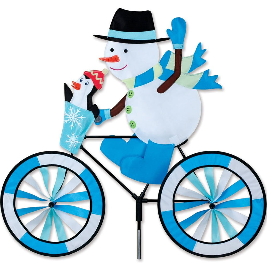 Premier Windgarden - 30 in. Bike Spinner - Snowman