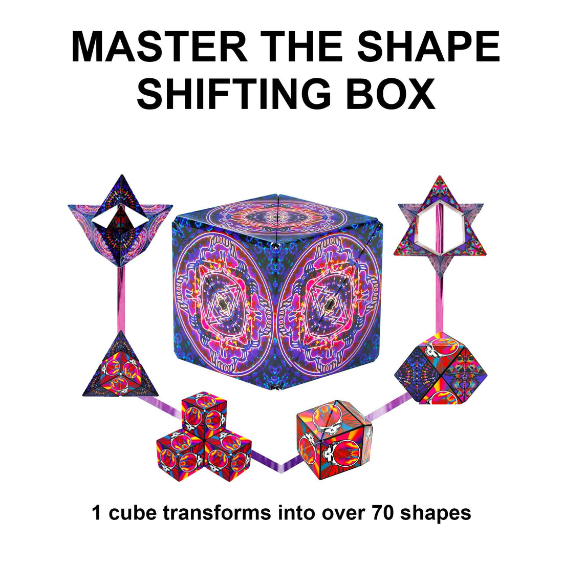 Shashibo Shape Shifting Box - The Grateful Dead - Haight-Ashbury - Kitty Hawk Kites Online Store