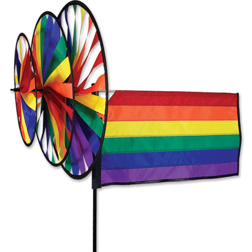 Rainbow Flag triple spinner - Kitty Hawk Kites Online Store