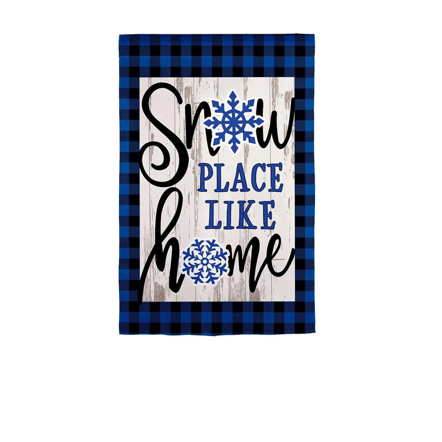 Snow Place Like Home Garden Flag - Kitty Hawk Kites Online Store