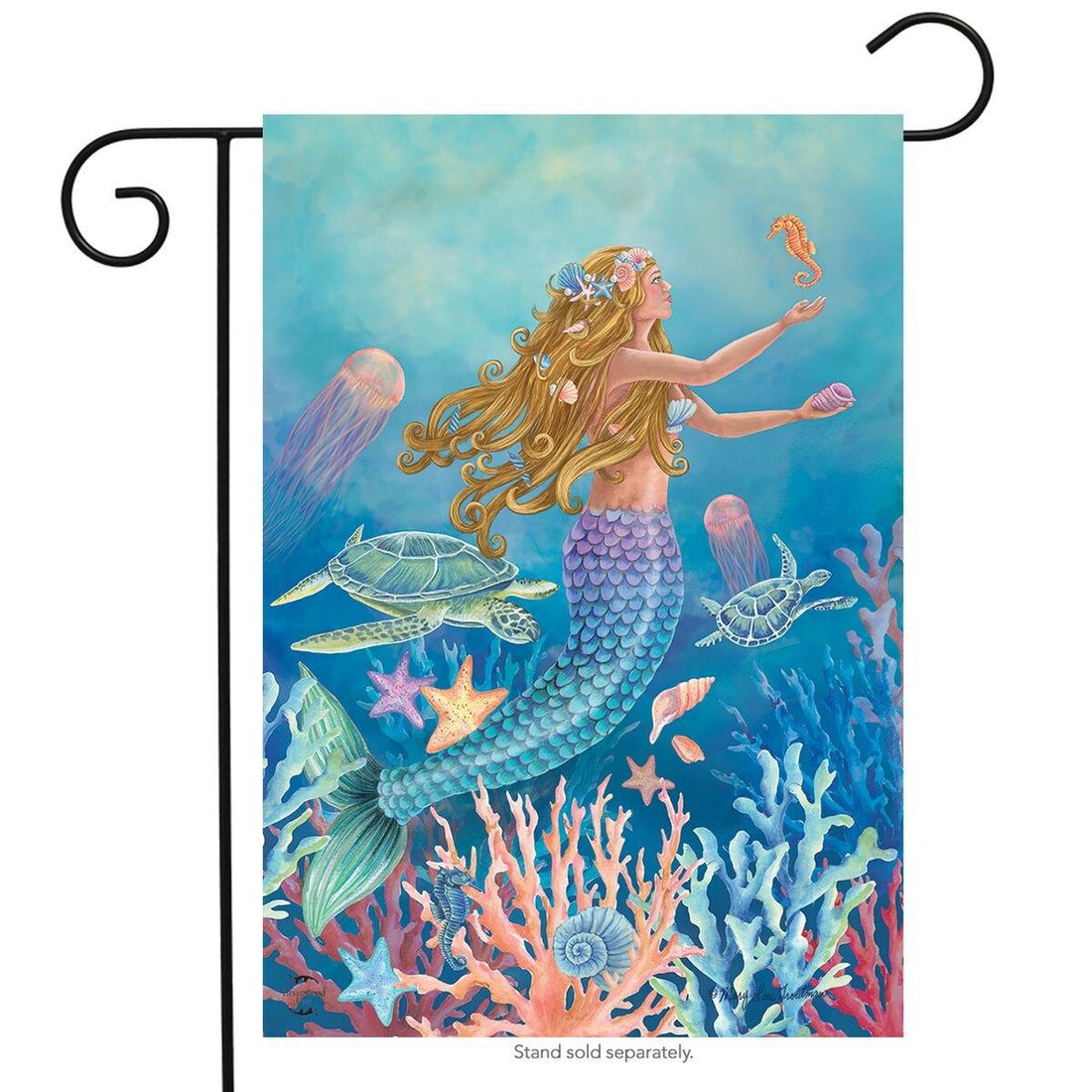 Mermaid Summer Garden Flag - Kitty Hawk Kites Online Store