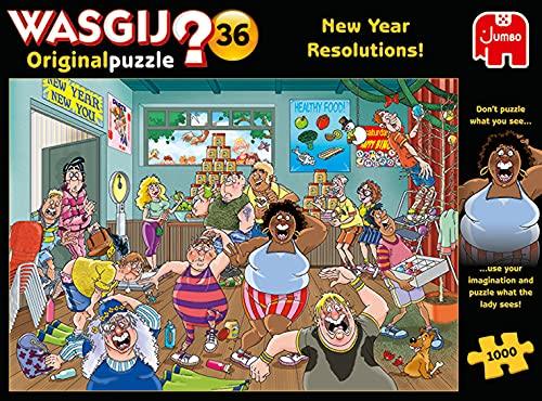 Jumbo Wasgij Original 36 New Year Resolutions! Puzzle - Kitty Hawk Kites Online Store