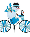 20 in. Bike Spinner - Snowman