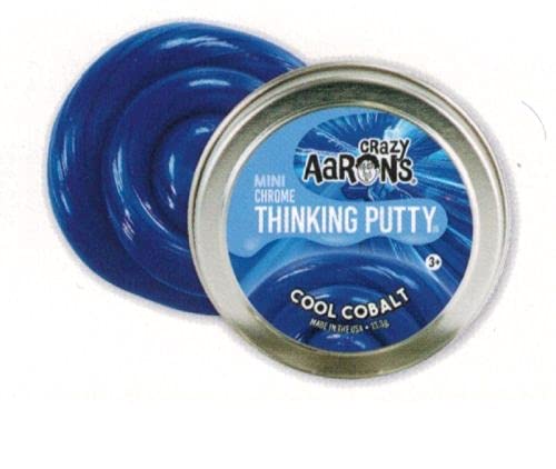 Crazy Aaron's Thinking Putty Mini Tin - Cool Cobalt