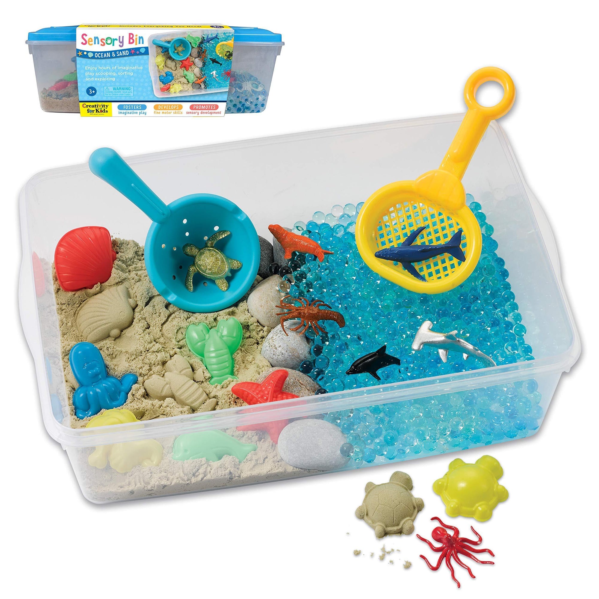 Sensory Bin Ocean and Sand - Sandbox - Kitty Hawk Kites Online Store