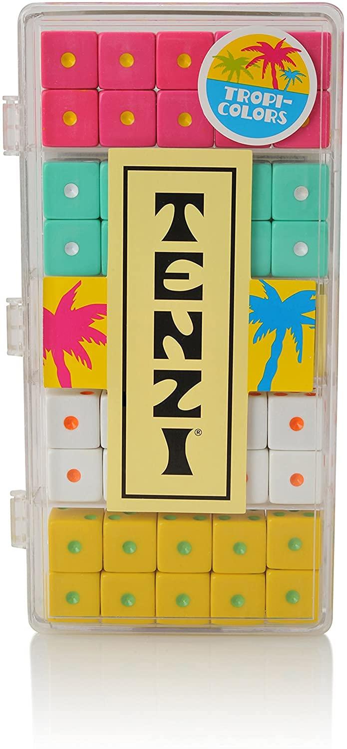 TENZI Select Dice Game - A Fun, Fast Frenzy for The Whole Family - TropiColors Edition - Kitty Hawk Kites Online Store