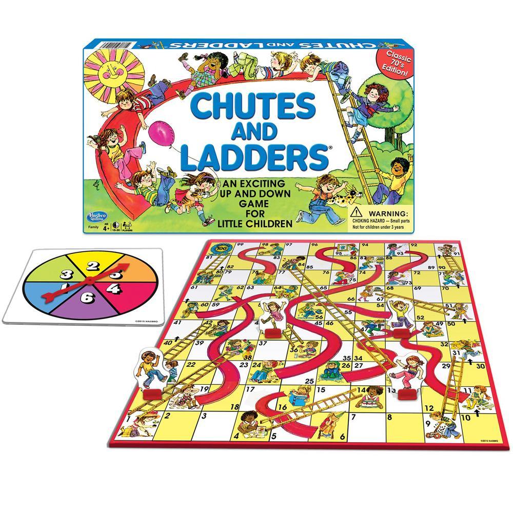 Classic Chutes and Ladders Game - 1970s Edition - Kitty Hawk Kites Online Store