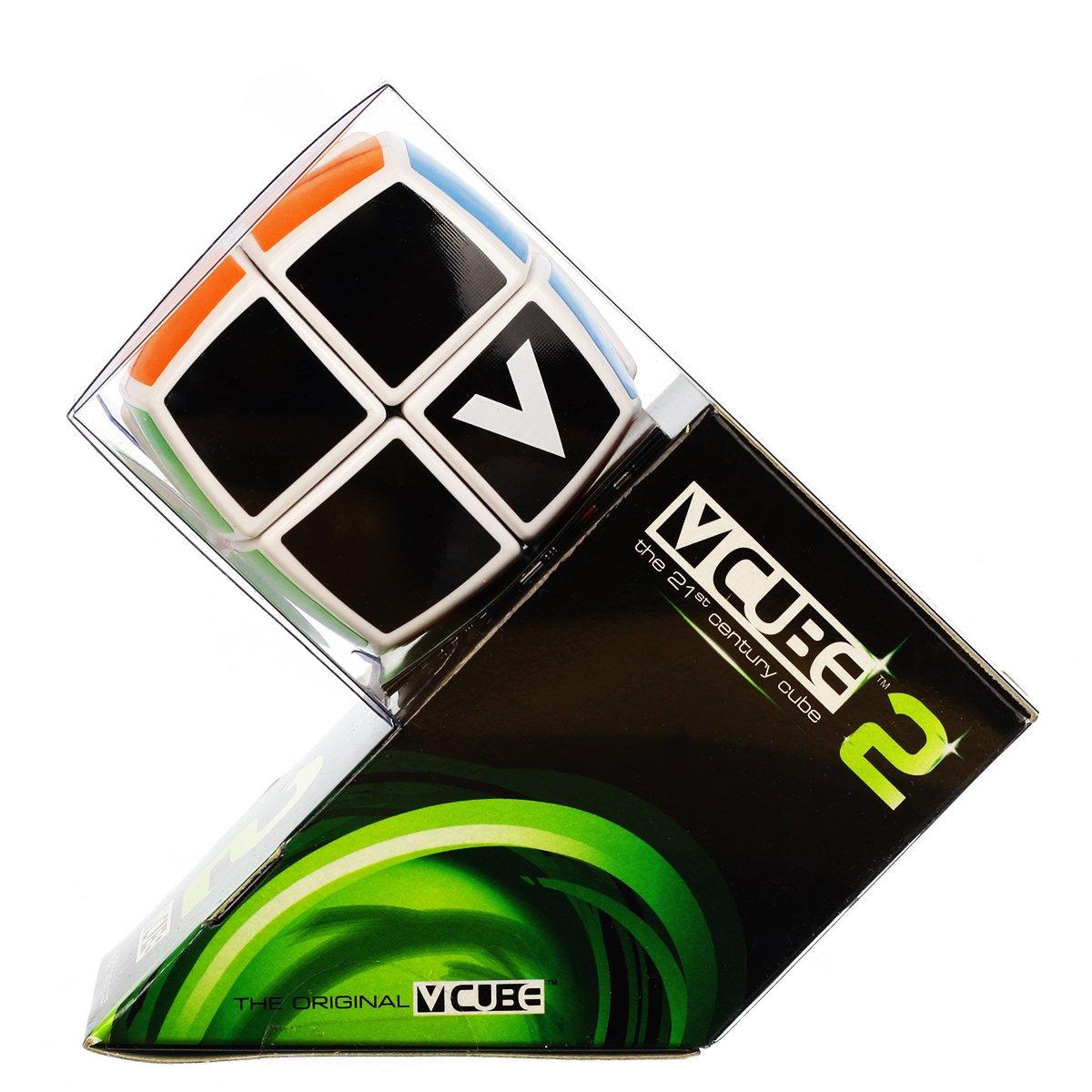 V-Cube Pillowed 2 Cube Toy, White/Multicolor - Kitty Hawk Kites Online Store