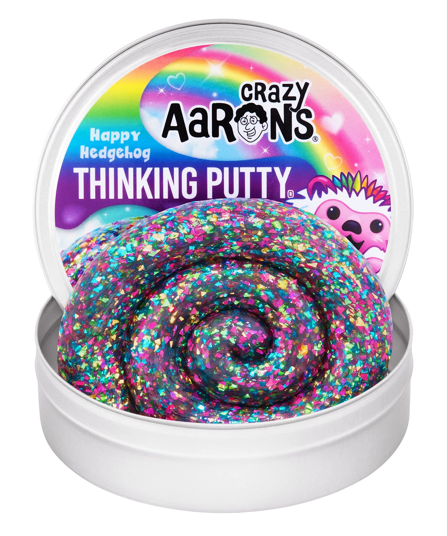 Crazy Aaron’s Putty Pets Happy Hedgehog Thinking Putty®