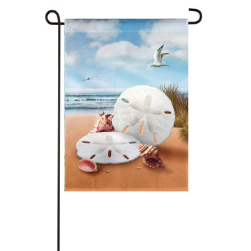 Sand Dollars Suede Garden Flag - Kitty Hawk Kites Online Store