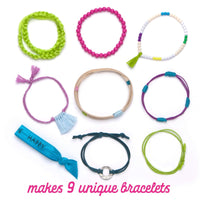 Craft-Tastic Bracelet Baking Craft Kit - Jewel Tones - Kitty Hawk Kites Online Store