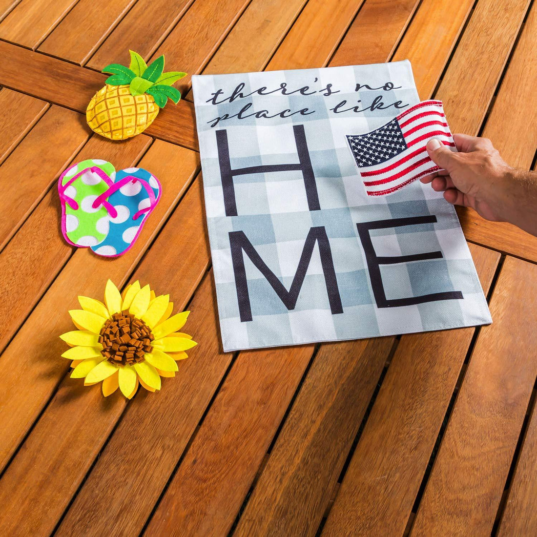No Place Like Home Interchangeable Garden Flag - Kitty Hawk Kites Online Store