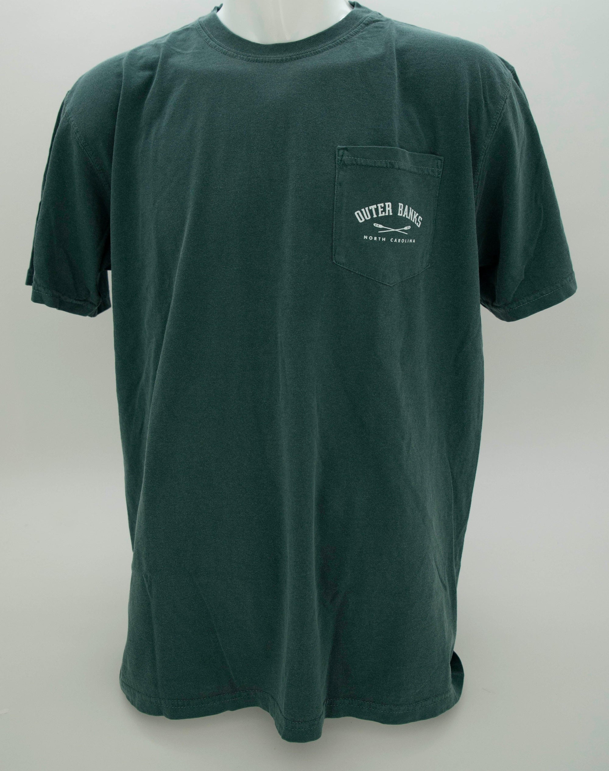 Outer Banks Pocket Tee - Hunter Green - Kitty Hawk Kites Online Store