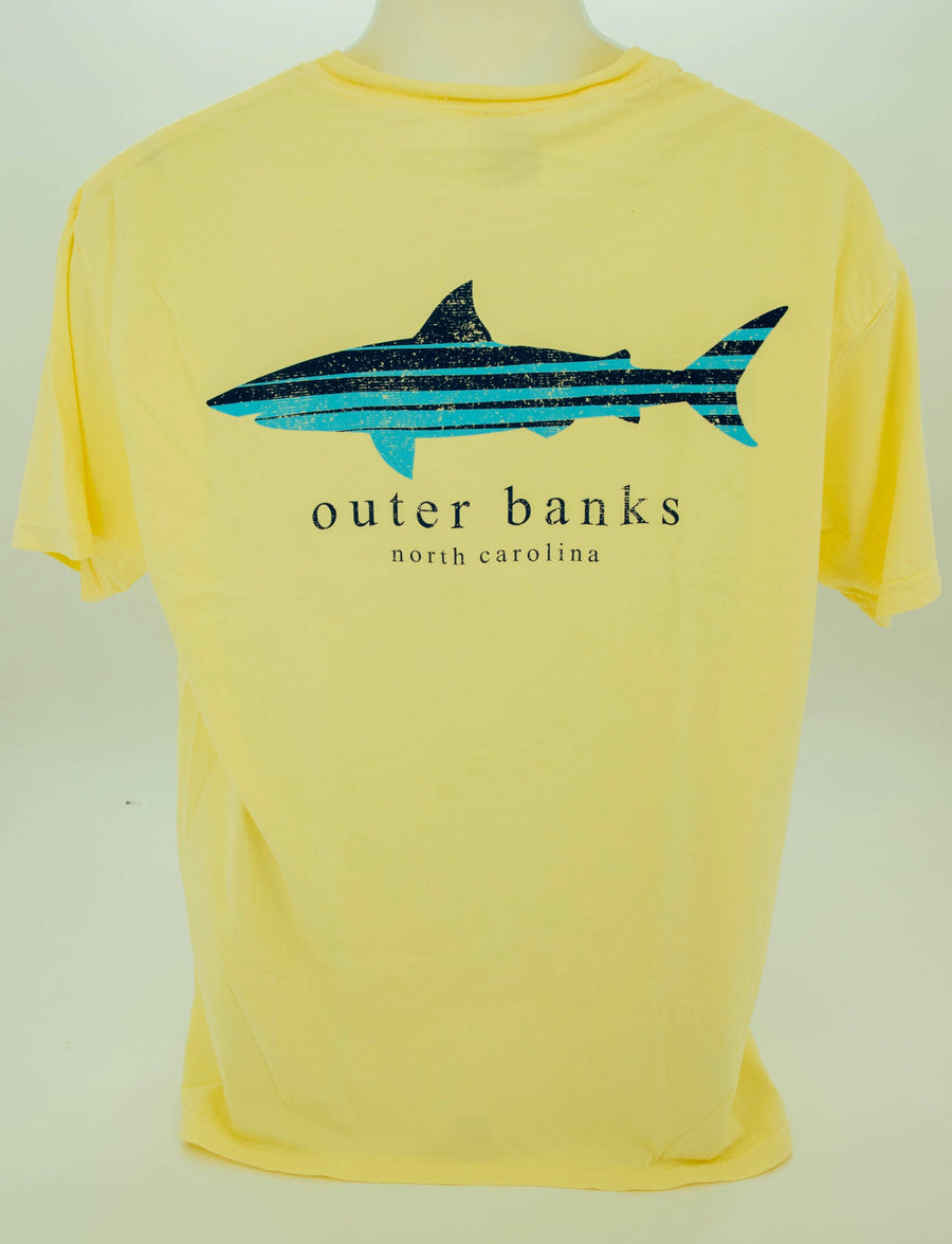 OBX Lineup Shark Tee Banana - Kitty Hawk Kites Online Store