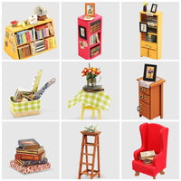 Sam's Study Library Wooden Dollhouse - Kitty Hawk Kites Online Store