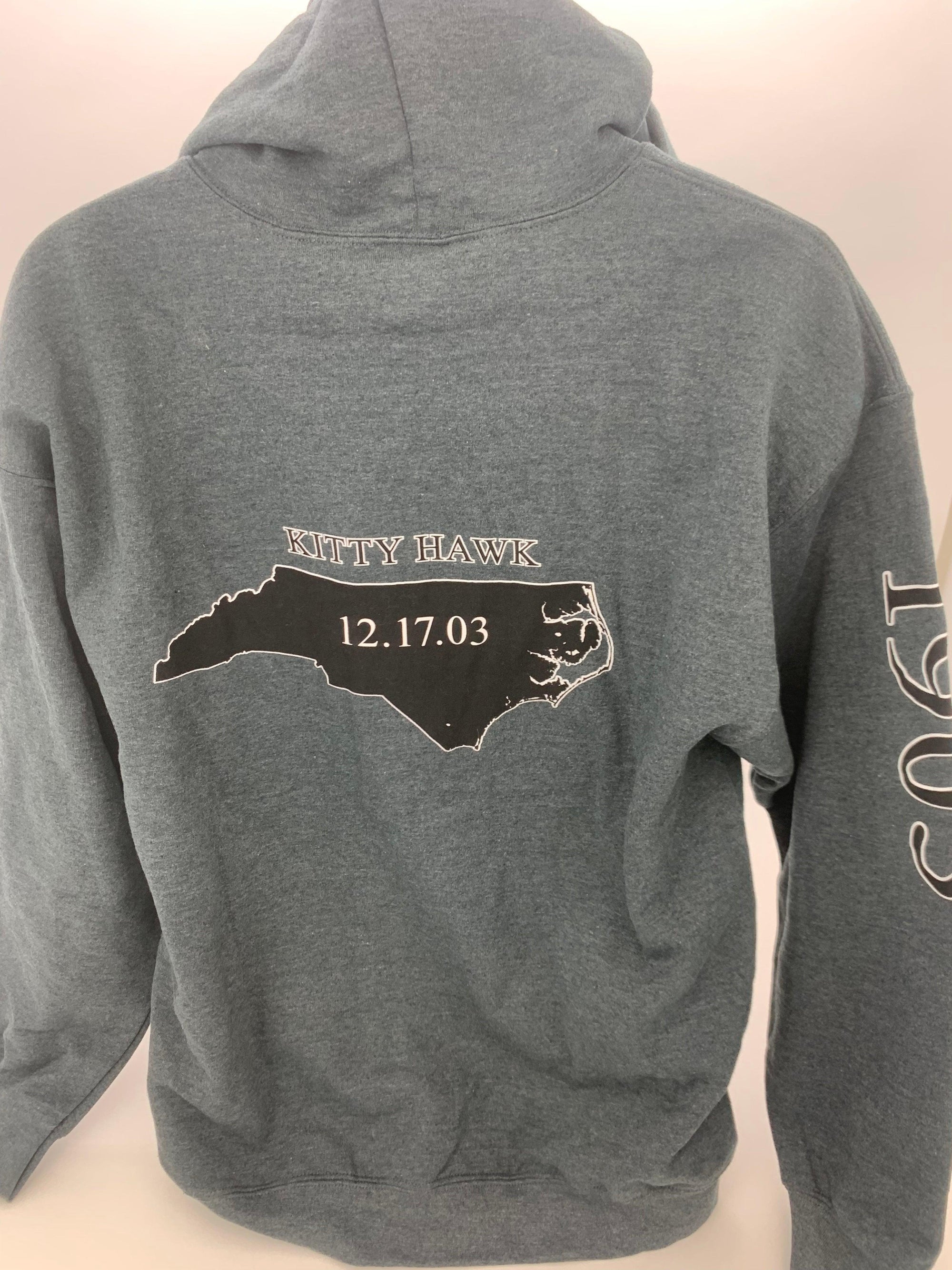 First Flight Sweatshirt - Heather Gray - Kitty Hawk Kites Online Store